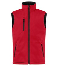 Clique Softshellweste Padded Vest (clean geschnittene, gepolsterte Softshell-Weste) rot Herren